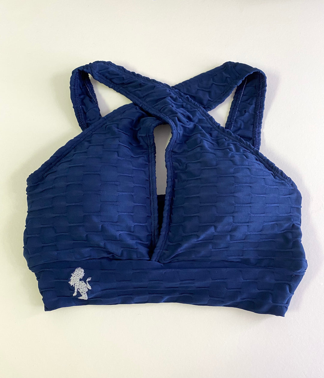 NEW *The Shoulder Cross Over Sports Bra- Brazilian Crunch fabric