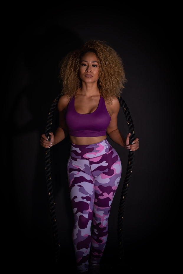*NEW & LIMITED The Violet Camo High Waist Leggings