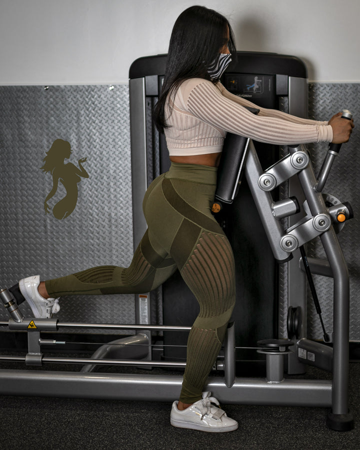 Mesh Seamless Leggings