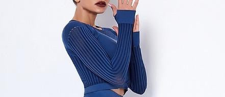 Mesh Seamless Crop Top