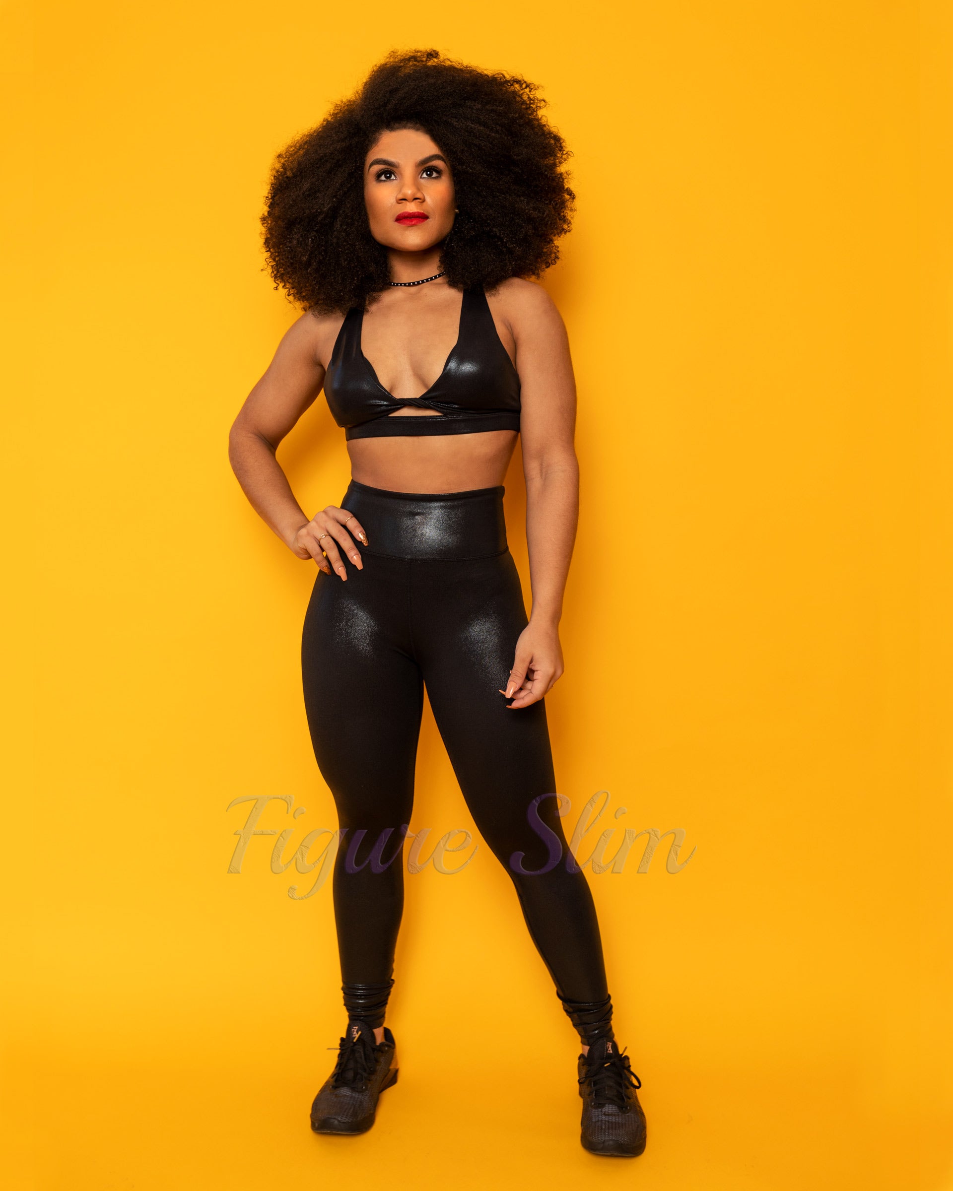 【OVERDUEFLAIR】LEATHER LEGGINGS Zephyr Olive Vegan Leather Leggings by Priceless