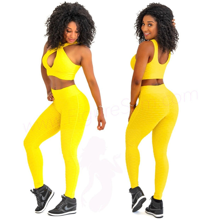 *Our High Waist Brazilian Crunch Leggings- ALL COLORS*