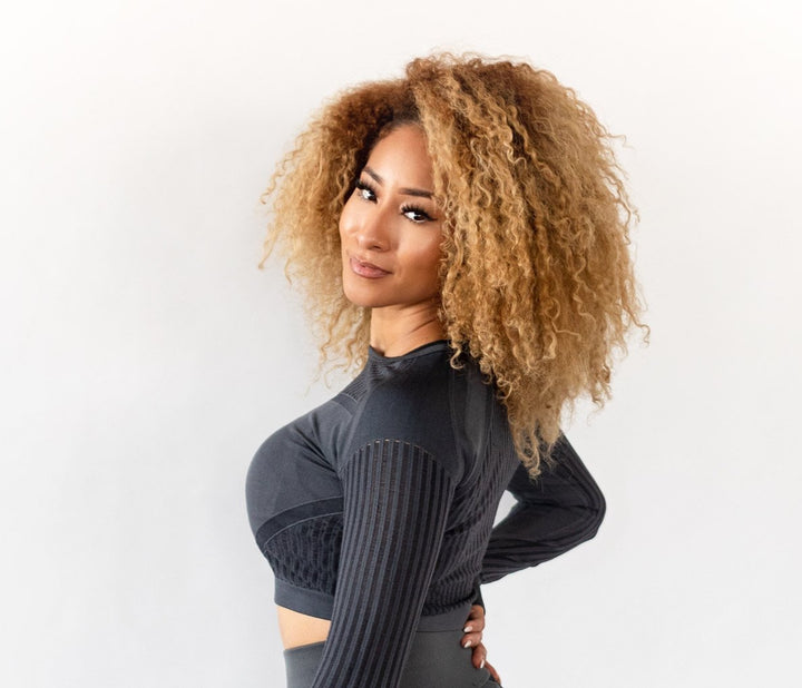 Mesh Seamless Crop Top
