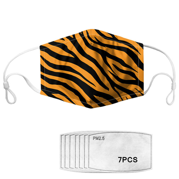 Double Layer Fabric Mask with 7 (PM2.5 FILTERS included)