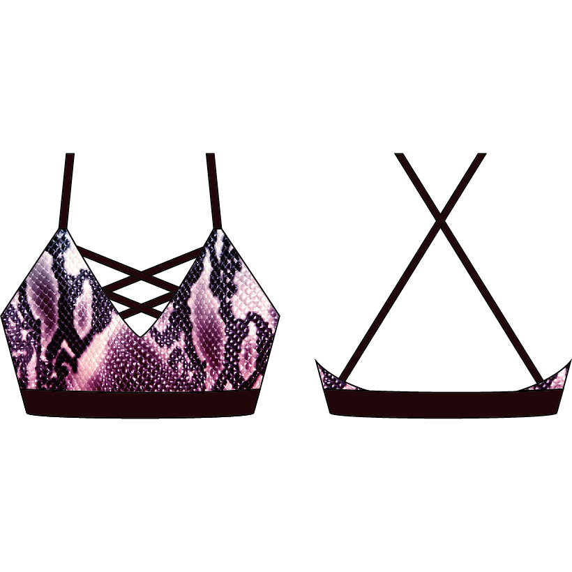 Snake Python Bra Top NEW *The Python Sports Bra – Figure Slim